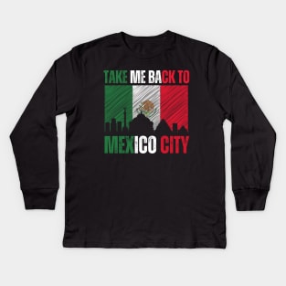 Mexico City Kids Long Sleeve T-Shirt
